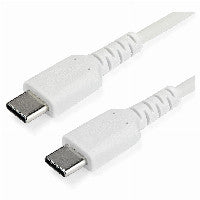 StarTech STARTECH.COM RUSB2CC1MW USB-C Kabel 1m hochwertiges USB 2.0 Typ-C Datenbertragungs und Ladekabel St/St Weiss