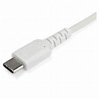 StarTech STARTECH.COM RUSB2CC1MW USB-C Kabel 1m hochwertiges USB 2.0 Typ-C Datenbertragungs und Ladekabel St/St Weiss – Ansicht 3