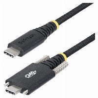 StarTech STARTECH.COM 2m USB-C-Ladekabel Schraubensicherung 240W 5A PD EPR Laptop-Ladekabel Nylon Geflochten USB-IF zertifiziert