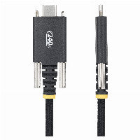 StarTech STARTECH.COM 2m USB-C-Ladekabel Schraubensicherung 240W 5A PD EPR Laptop-Ladekabel Nylon Geflochten USB-IF zertifiziert – Ansicht 2