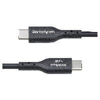 StarTech STARTECH.COM 1m USB-A auf USB-C Ladekabel USB-A auf Typ-C Schnellladekabel 3A USB 2.0 Datenubertragung Schwarz – Ansicht 5