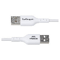 StarTech STARTECH.COM 1m USB-A auf USB-C Ladekabel USB-A auf Typ-C Schnellladekabel 3A USB 2.0 Datenubertragung Weiss – Ansicht 4