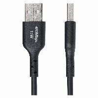 StarTech STARTECH.COM 30cm USB-A auf USB-C Ladekabel Laden & Synchronisieren 3A USB 2.0 TPE-Mantel Schwarzes USB Schnellladekabel – Ansicht 4