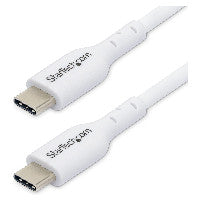 StarTech STARTECH.COM 3m USB-C Schnellladekabel USBC Kabel USB 2.0 Typ-C Laptop Ladekabel 60W Power Delivery USB-C auf USB-C Weiss