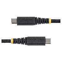 StarTech STARTECH.COM 2m USB-C Ladekabel 60W 3A PD Zweischichtige geflochtene Nylon-TPE-Hulle Robustes USBC Laptop-Handy Ladekabel USB 2.0 – Ansicht 3