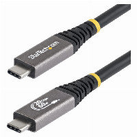 StarTech STARTECH.COM 3m USB4 Kabel 20Gbps USB-IF-zertifiziertes USB-C Kabel 60W 4K 120Hz DP2.1monitorkabel TPE-Mantel Schwarz