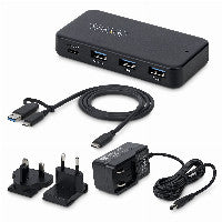 StarTech STARTECH.COM 4-Port USB-C und USB-A Hub 5Gbps Eigenstromversorgung 2-in-1 USB-C & USB-A Hostkabel 1x USB-C 3x USB-A 1x BC 1.2 – Ansicht 3