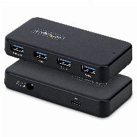 StarTech STARTECH.COM 4-Port USB-A Hub 5Gbps Eigenstromversorgung 2-in-1 USB-C Hostkabel 1x BC 1.2