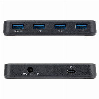 StarTech STARTECH.COM 4-Port USB-A Hub 5Gbps Eigenstromversorgung 2-in-1 USB-C & USB-A Hostkabel 1x BC 1.2 Ladeport inkl. 24W Netzadapter – Ansicht 2