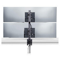 StarTech STARTECH.COM Dual Monitorhalterung 124,46cm 49Zoll fur 2 Vertikal Gestapelte Monitore 2x 16 kg VESA Bildschirmhalterung-Monitorarm – Ansicht 3