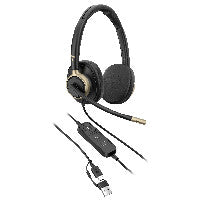 HP Poly Mission 825 Stereo-USB-Headset mit Kabel