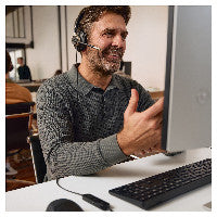 HP Poly Mission 825 Stereo-USB-Headset mit Kabel