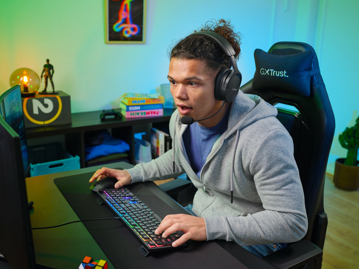 Trust GXT 866 TORIX Tastatur Gaming USB QWERTY US International Schwarz