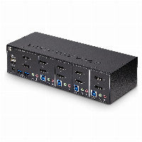 StarTech STARTECH.COM 4-Port KVM Switch Dual Monitor DisplayPort 4K 60Hz 2x USB 3.0 2x USB 2.0 Hotkey/Drucktasten KVM Umschalter 4 PC 2monito – Ansicht 2
