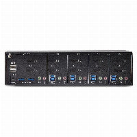 StarTech STARTECH.COM 4-Port KVM Switch Dual Monitor DisplayPort 4K 60Hz 2x USB 3.0 2x USB 2.0 Hotkey/Drucktasten KVM Umschalter 4 PC 2monito – Ansicht 4