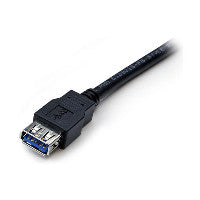 StarTech StarTech 2m Black SuperSpeed USB 3.0 Extension Cable A to A - M/F – Ansicht 3