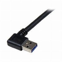 StarTech StarTech 1m Black SuperSpeed USB 3.0 Cable - Right Angle A to B - M/M – Ansicht 2