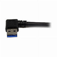 StarTech StarTech 1m Black SuperSpeed USB 3.0 Cable - Right Angle A to B - M/M – Ansicht 3