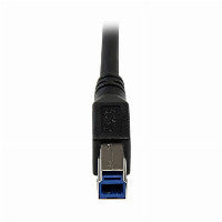 StarTech StarTech 1m Black SuperSpeed USB 3.0 Cable - Right Angle A to B - M/M – Ansicht 5