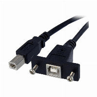StarTech StarTech 3 ft Panel Mount USB Cable B to B - F/M