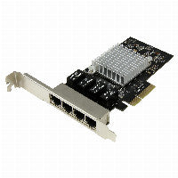 StarTech 4 Port Gigabit Ethernet PCI Express Network Card Intel