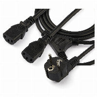 StarTech StarTech 2m C13 Power Cord - Schuko to 2x C13 - Y Splitter Power Cable – Ansicht 4