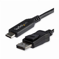 StarTech StarTech 5.9 ft 1.8m - USB-C to DisplayPort Adapter Cable - 8K 30Hz - HBR3 - USB-C Adapter - Thunderbolt 3 Compatible
