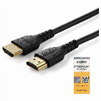 StarTech StarTech RHDMM1MP HDMI Kabel (1m, HDMI 2.0, 4k 60Hz, premium High Speed HDMI Kabel mit Ethernet, für Monitore oder TVs)