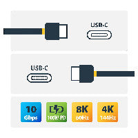 StarTech StarTech 50cm USB-C Kabel 10Gbit/s - USB-IF zertifiziertes USB-C Kabel - USB 3.1/3.2 Gen 2 Typ-C Kabel - 100W (5A) – Ansicht 2