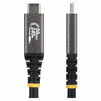 StarTech StarTech 1m USB4 Kabel 80Gbps USB-IF-zertifiziertes USB-C Ladekabel 240W 8K 120Hz-4K 240Hz DP2.1monitorkabel Thunderbolt 4 – Ansicht 2