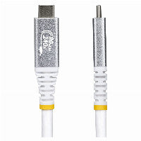 StarTech StarTech 1m USB4 Kabel 80Gbps USB-IF-zertifiziertes USB-C Ladekabel 240W 8K 120Hz-4K 240Hz DP2.1monitorkabel Thunderbolt 4 Weiss – Ansicht 2