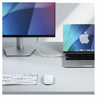 StarTech StarTech 1m USB4 Kabel 80Gbps USB-IF-zertifiziertes USB-C Ladekabel 240W 8K 120Hz-4K 240Hz DP2.1monitorkabel Thunderbolt 4 Weiss – Ansicht 5