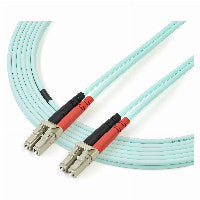 StarTech StarTech 3m 10 Gb Aqua Multimode 50/125 Duplex LSZH Fiber Patch Cable – Ansicht 3