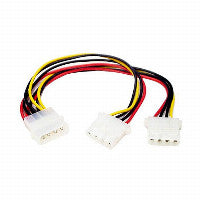 StarTech StarTech LP4 to 2x LP4 Power Y Splitter Cable M/F