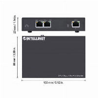 Intellinet 2-Port Gigabit Ultra PoE-Extender 60W um 100m