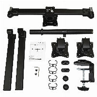 StarTech STARTECH.COM Dreifach Monitorarm fr Surround Setup - Untersttzt 3 monitore bis zu 24 Zoll - Werkzeuglose Hhenverstellung – Ansicht 3