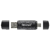 Intenso 3544491 USB-Stick 128 GB USB Type-A / USB Type-C 3.2 Gen 1 (3.1 Gen 1) Schwarz