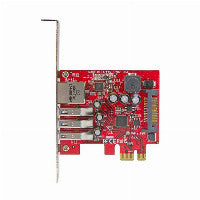 StarTech STARTECH.COM 3 Port PCI Express USB 3.0 Karte mit Gigabit Ethernet - 3-fach PCIe USB Schnittstellenkarte mit GbE Anschluss – Ansicht 2
