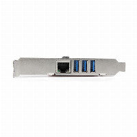 StarTech STARTECH.COM 3 Port PCI Express USB 3.0 Karte mit Gigabit Ethernet - 3-fach PCIe USB Schnittstellenkarte mit GbE Anschluss – Ansicht 3