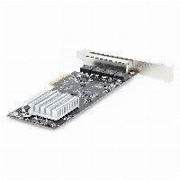 StarTech STARTECH.COM 4-Port 2.5 Gbit PCIe Netzwerkkarte Intel I225-V Dual-Port Computer LAN Karte Multi-Gigabit NIC 2.5G PCI Express Server – Ansicht 2
