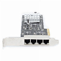 StarTech STARTECH.COM 4-Port 2.5 Gbit PCIe Netzwerkkarte Intel I225-V Dual-Port Computer LAN Karte Multi-Gigabit NIC 2.5G PCI Express Server – Ansicht 3