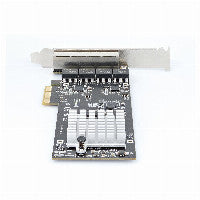 StarTech STARTECH.COM 4-Port 2.5 Gbit PCIe Netzwerkkarte Intel I225-V Dual-Port Computer LAN Karte Multi-Gigabit NIC 2.5G PCI Express Server – Ansicht 4