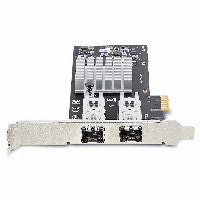 StarTech STARTECH.COM 2-Port GbE SFP Netzwerkkarte PCIe 2.0 x1 Intel I350-AM2 2x 1GbE 1000BASE Kupfer/Glasfaser Netzwerkkarte Gigabit LWL/LAN – Ansicht 3