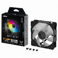 ASUS 120mm ASUS TUF GAMING TR120 ARGB Gehäuselüfter schwarz, 120 mm, PWM