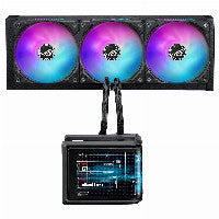 ASUS K ASUS ROG RYUO IV SLC 360 ARGB Komplettwasserkühlung für AMD und Intel CPUs schwarz – Ansicht 5