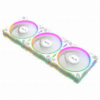 ASUS 120mm ASUS PRIME MR120 ARGB Reverse Triple Pack Gehäuselüfter weiß, 120 mm, PWM – Ansicht 3