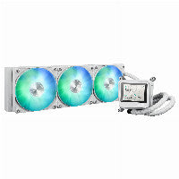 ASUS K ASUS MAX GAMING LC 360 ARGB LCD White Komplettwasserkühlung für CPUs