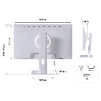 JAPANNEXT FHD Gaming Monitor 60,45cm (23,8") – Ansicht 4