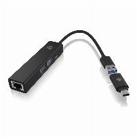 ICY BOX IB-HUB1439 LAN/USB Hub LAN/USB Hub – Ansicht 3