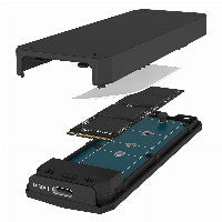 ICY BOX IcyBox Spade Case 1805 NVMe M.2 USB 3.2 Gen 2 Type-C – Ansicht 2